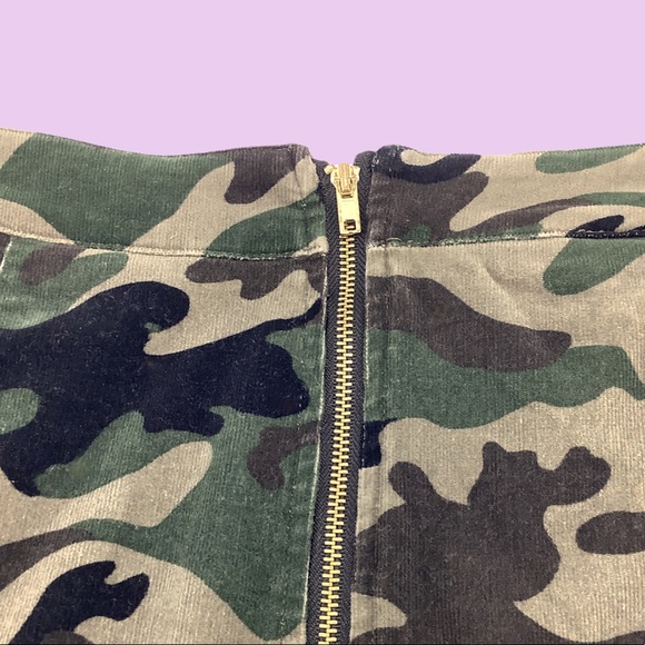 BLEUH CIEL CAMO MINI SKIRT - Picture 3 of 9